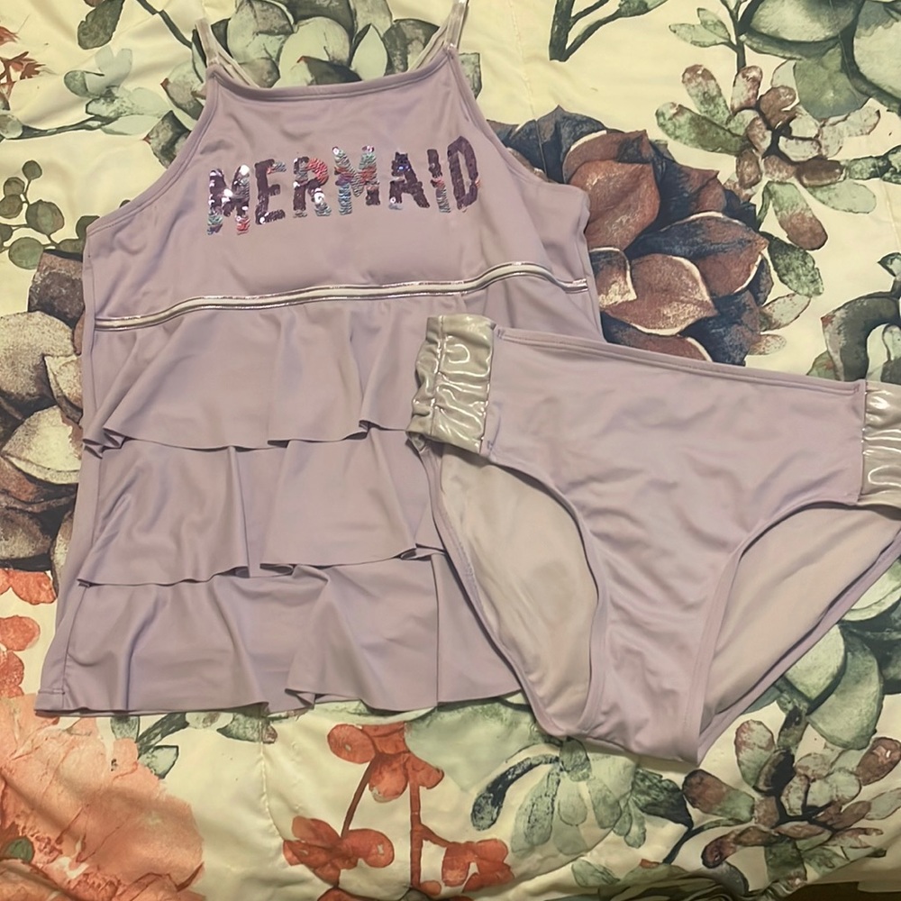 COPY - Girls justice tankini bathing suit size 20